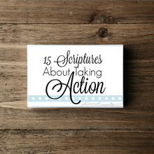Load image into Gallery viewer, Take Action! Verse Cards and Scripture Printable