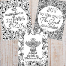 Load image into Gallery viewer, Christmas Carol Coloring Sheets (Set of 5)