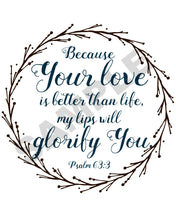 Load image into Gallery viewer, God's Love Scripture Wall Art