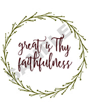 Load image into Gallery viewer, Great Is Thy Faithfulness Hymn Wall Art