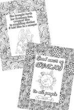 Load image into Gallery viewer, Christmas Scripture Coloring Pages (Set of 5)