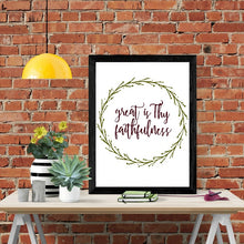 Load image into Gallery viewer, Great Is Thy Faithfulness Hymn Wall Art